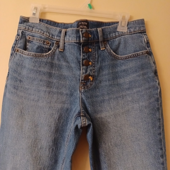 J. CREW flare crop jeans mid rise womens size 28 - Picture 4 of 8